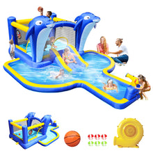 Load image into Gallery viewer, Inflatable slide water park trampoline bouncing house outdoor