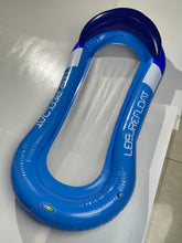 Load image into Gallery viewer, YARD Inflatable float hammocks for recreational use in water-Inflatable Pool Floats for Adults, Mesh Bottom Pool Hammock Floating Lounge Raft, Portable Water Float for Beach Vacation & Summer Outdoor Activities