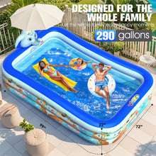 Carica l'immagine nel visualizzatore di Gallery, YARD Inflatable swimming pools-Inflatable Pools with Sprinkler,Upgraded Elephant Inflatable Swimming Pool,Kids Pools for Backyard