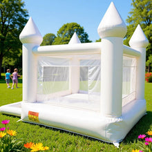 Load image into Gallery viewer, Wedding Bouncer-White Bounce House Inflatable Bouncer Ball Pit
