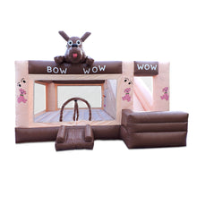 Load image into Gallery viewer, Commercial bounce house combo slide with blower for rental use