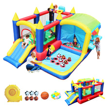 Load image into Gallery viewer, Inflatable Bounce House Bouncy House with Ball Pit for Kids Indoor Outdoor