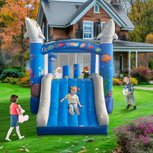 Load image into Gallery viewer, Inflatable Bouncer-Dolphin Inflatable Jumping House