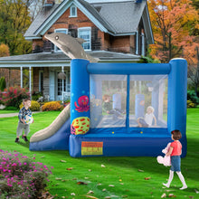 Load image into Gallery viewer, Inflatable Bouncer-Dolphin Inflatable Jumping House