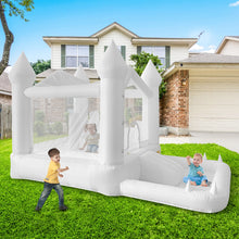 Cargar imagen en el visor de la galería, Castillo inflable blanco para bodas, piscina de bolas