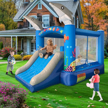 Load image into Gallery viewer, Inflatable Bouncer-Dolphin Inflatable Jumping House