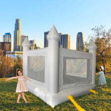 Load image into Gallery viewer, Bouncy Castle-White Inflatable Bouncer Slide Bounce House Ball Pool -www.yardbouncycastle.com