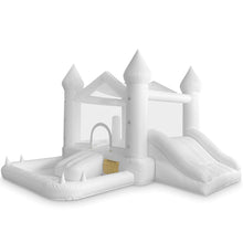 Cargar imagen en el visor de la galería, Castillo inflable blanco para bodas, piscina de bolas