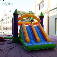 Load image into Gallery viewer, YARD Dual Slide Bounce House Bouncy Castle Inflatable Bouncer with Blower -www.yardbouncycastle.com
