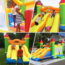 Load image into Gallery viewer, Inflatable Castle-Super Dual Slide Bounce House -www.yardbouncycastle.com