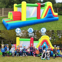 Indlæs billede til gallerivisning Bounce House-Rainbow Racer Bounce House Obstacle Course -www.yardbouncycastle.com