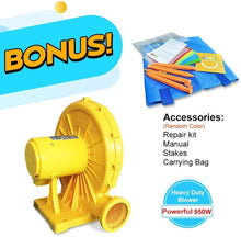 Indlæs billede til gallerivisning YARD Residential Tiger Bounce House Slide Inflatable Bouncer with Blower -www.yardbouncycastle.com