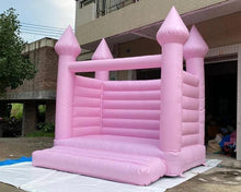 Load image into Gallery viewer, YARD Pink Wedding Bounce House Inflatable Bouncy Castle with Blower -www.yardbouncycastle.com