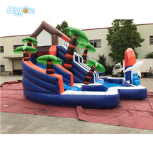 Load image into Gallery viewer, YARD Rainforest Bounce House Inflatable Summer Water Pool Slide PVC Material with Blower -www.yardbouncycastle.com