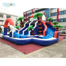 Load image into Gallery viewer, YARD Rainforest Bounce House Inflatable Summer Water Pool Slide PVC Material with Blower -www.yardbouncycastle.com