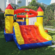 Load image into Gallery viewer, YARD Obstacle Racer Slide Bounce House for Kids with Blower -www.yardbouncycastle.com