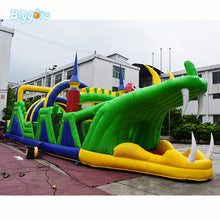 Load image into Gallery viewer, YARD Crocodile Bounce House Inflatable Obstacle Course Game Adventure Toys with Blower -www.yardbouncycastle.com
