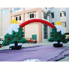 Load image into Gallery viewer, YARD Inflatable Christmas Tree Advertisement Arch for Sale with Blower -www.yardbouncycastle.com
