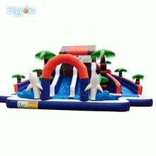 Load image into Gallery viewer, YARD Rainforest Bounce House Inflatable Summer Water Pool Slide PVC Material with Blower -www.yardbouncycastle.com