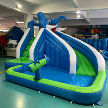 Load image into Gallery viewer, YARD Elephant Inflatable Water Slide for Child Gift with Blower -www.yardbouncycastle.com
