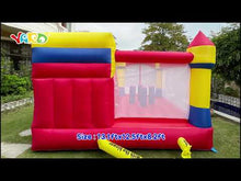 Load and play video in Gallery viewer, Bouncy Castle-Mighty Bouncy Castle with Slide