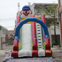 Load image into Gallery viewer, YARD Commercial Clown Inflatable Slide PVC Material for Outdoor with Blower -www.yardbouncycastle.com