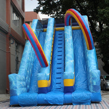 Load image into Gallery viewer, YARD Commerical Ocean Inflatable Double Slide for Rental Business with Blower -www.yardbouncycastle.com