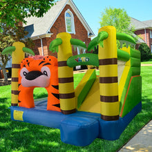 Load image into Gallery viewer, YARD Residential Tiger Bounce House Slide Inflatable Bouncer with Blower -www.yardbouncycastle.com
