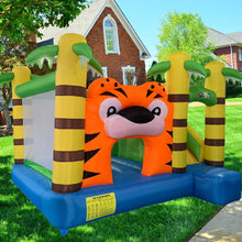 Load image into Gallery viewer, YARD Residential Tiger Bounce House Slide Inflatable Bouncer with Blower -www.yardbouncycastle.com
