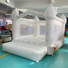 Load image into Gallery viewer, White Bounce House Bouncy Castle Inflatable Bouncer Party Use with Blower
