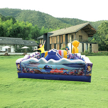 Load image into Gallery viewer, Ocean inflatable bouncer jumper interactive game for kids
