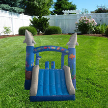 Load image into Gallery viewer, Inflatable Bouncer-Dolphin Inflatable Jumping House -www.yardbouncycastle.com
