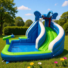 Load image into Gallery viewer, Water Slide Bounce House-Elephant Inflatable Water Slide for Child Gift
