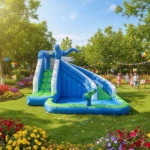 Load image into Gallery viewer, Water Slide Bounce House-Elephant Inflatable Water Slide for Child Gift
