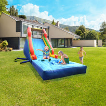 Load image into Gallery viewer, Rainbow giant inflatable water pool slide with blower
