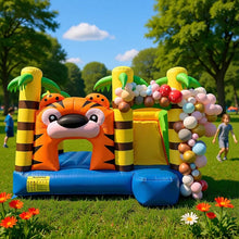 Load image into Gallery viewer, Tiger Bounce House Slide Inflatable Bouncer
