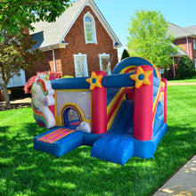 Load image into Gallery viewer, YARD Unicorn Bounce House Inflatable Combo Slide with Blower
